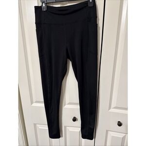 Women's Victoria Secret On Point Flow Black Leggings Sz 12